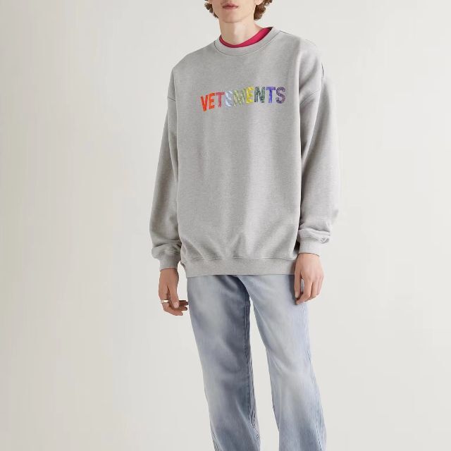 ポンパドー ビター 新品 Lサイズ ヴェトモン vetements クリスタル