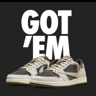 ナイキ(NIKE)のversus様専用NIKE AIR JORDAN 1 LOW × Travis (スニーカー)