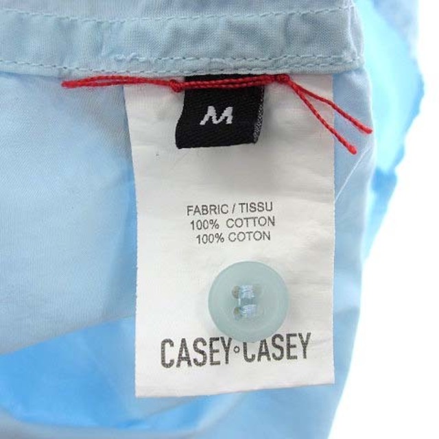 CASEY CASEY(ケイシーケイシー)のケイシーケイシー 20SS 14HC158 ガーデンシャツ 長袖 コットン 青M メンズのトップス(シャツ)の商品写真