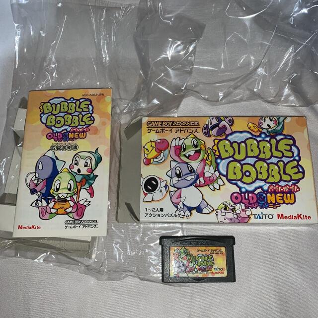 ゲームボーイアドバンス バブルボブルオールドアンドニュー