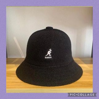 カンゴール(KANGOL)のカンゴール バケットハット ブラック 黒 メンズ レディース 帽子(ハット)