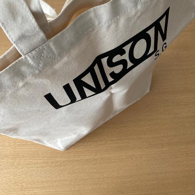 UNISON SQUARE GARDEN(ユニゾンスクエアガーデン)のユニゾンスクエアガーデン　トートバッグ エンタメ/ホビーのタレントグッズ(ミュージシャン)の商品写真