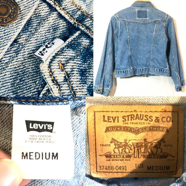 Levi's★90'sVINTAGE★デニムジャケット★USA製★リーバイス★青