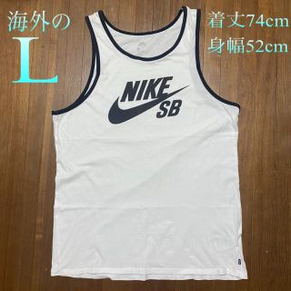 ナイキ(NIKE)のNike SB人気胸ビッグロゴタンクトップL (日本のXL)(タンクトップ)