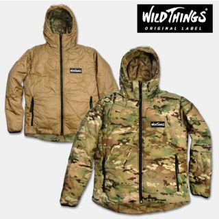 ワイルドシングス(WILDTHINGS)の【美品】WILD THINGS HOODED PRIMALOFT JACKET(ダウンジャケット)