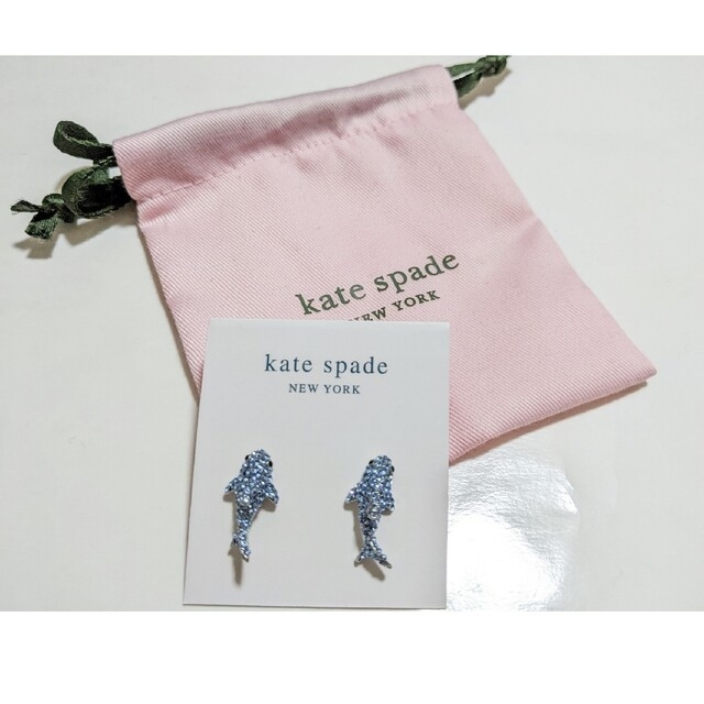 kate spade new york(ケイトスペードニューヨーク)の【新品】kate spade ケイトスペード シャーク　ピアス　サメ レディースのアクセサリー(ピアス)の商品写真