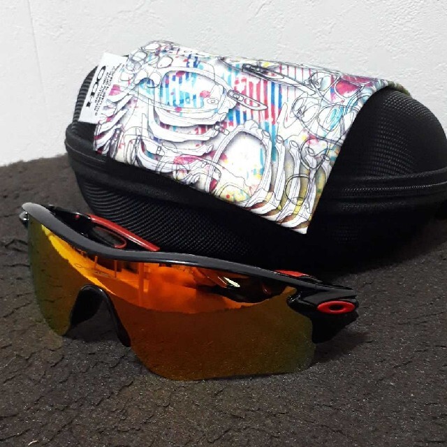 カスタム オークリー レーダーロック OAKLEY レーダーロック イヤーソック レッド 正規品 新品 オークリー
