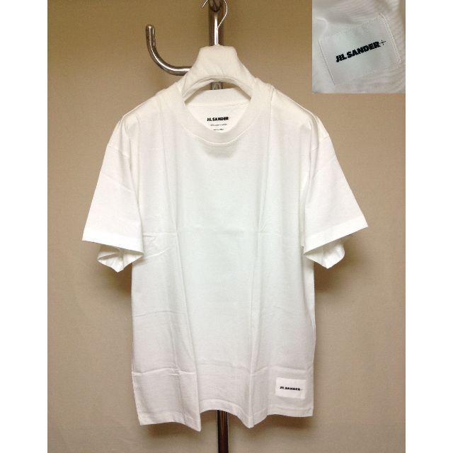 Jil Sander(ジルサンダー)の新品 XXL JIL SANDER 22ss パックTシャツ 白 バラ 3233 メンズのトップス(Tシャツ/カットソー(半袖/袖なし))の商品写真