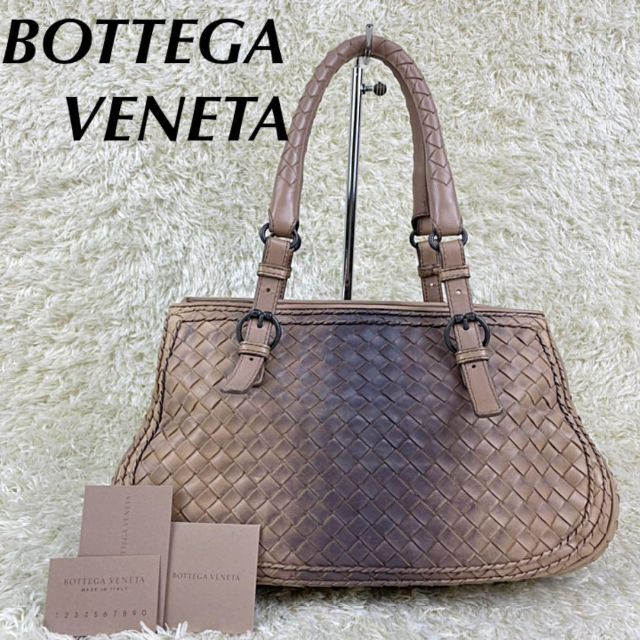 【美品・BOTTEGA VENETA】希少グラデーション　柔らかレザー　イントレ