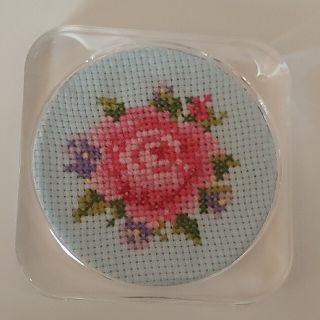 【ハンドメイド】薔薇 コースター(その他)