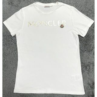 モンクレール(MONCLER)のSALE mocler メタリックロゴ　ワッペンtシャツ (Tシャツ(半袖/袖なし))