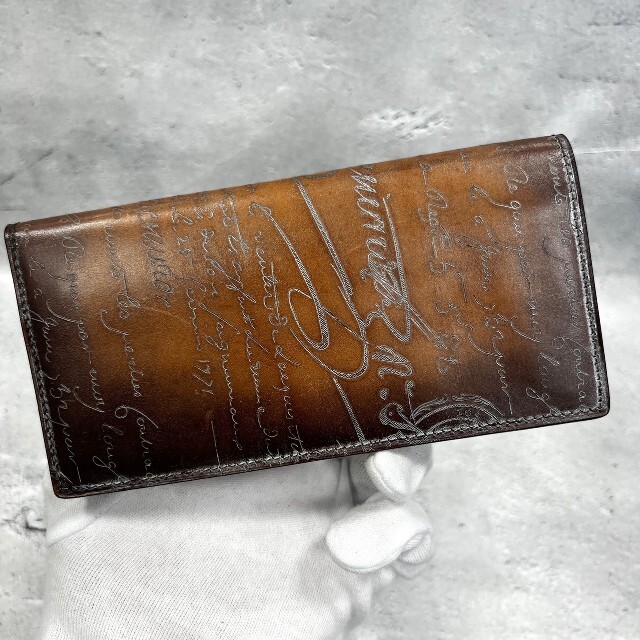 ベルルッティ SANTAL サンタル 長財布 カリグラフィ プラチナ