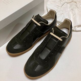 マルタンマルジェラ(Maison Martin Margiela)の新品 43 マルジェラ 22ss ジャーマントレーナー 茶色 3159(スニーカー)