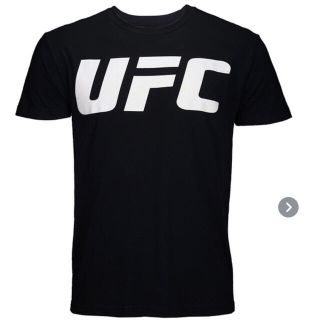 【一点限定】UFC フロントロゴTシャツ　黒　ブラック　S(Tシャツ/カットソー(半袖/袖なし))