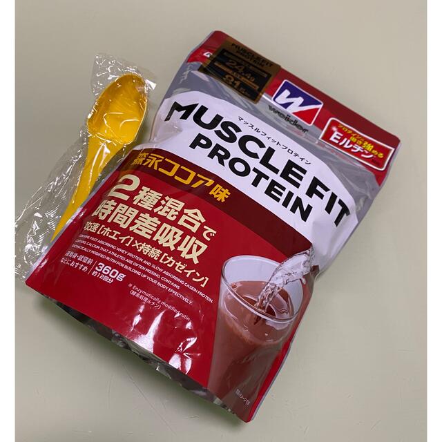 weider(ウイダー)のマッスルフィットプロテイン 森永ココア味  360g 食品/飲料/酒の健康食品(プロテイン)の商品写真