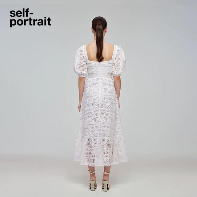 ❤️正規品Selfportrait22新作新品★白ロングワンピース　ドレス