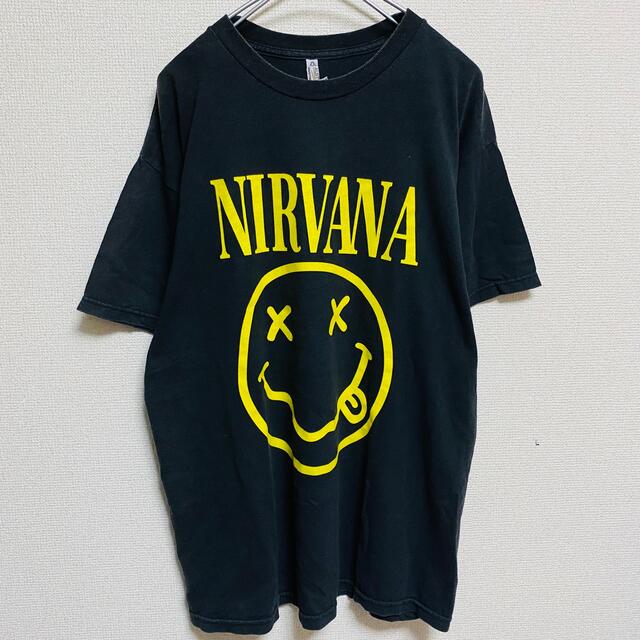 レア90s ヴィンテージ Nirvana smile tシャツ