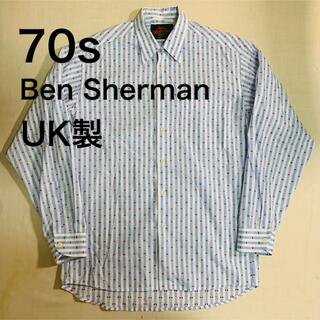 ベンシャーマン(Ben Sherman)の70s Ben Sherman シャツ　ベンシャーマン　ヴィンテージ　古着　UK(シャツ)
