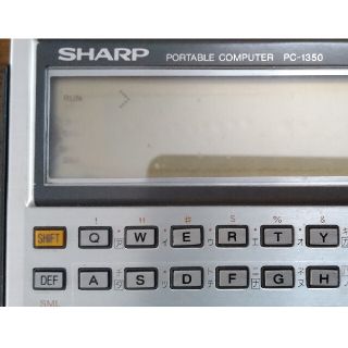 SHARP ポータブルコンピュータ PC-1350の通販 by なな's shop｜ラクマ