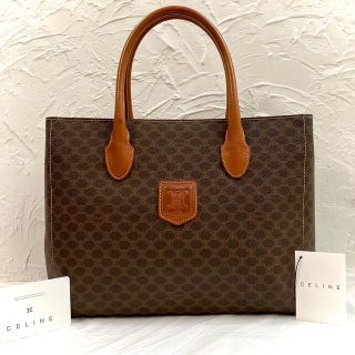 セリーヌ(celine)の【極美品・希少】セリーヌ　トートバッグ　トリオンフ　マカダム　総柄　大容量　(トートバッグ)