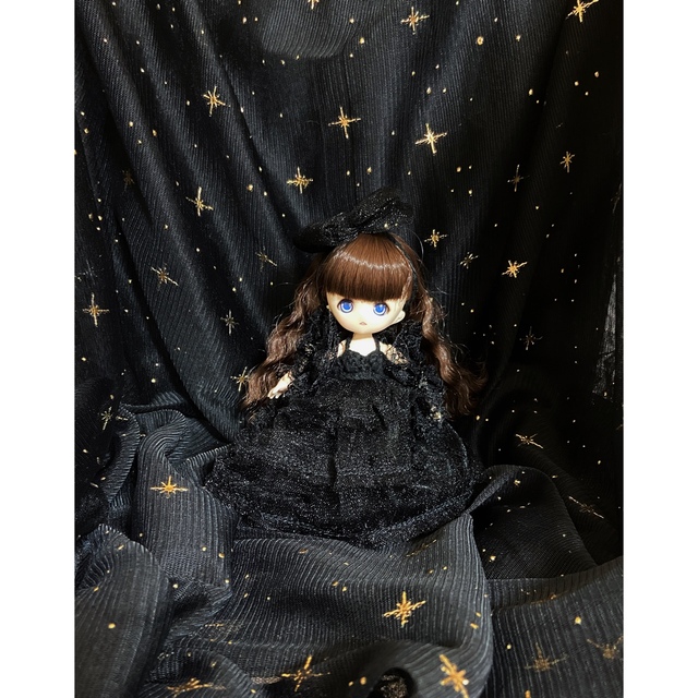 JANAYA ハンドメイド オビツ11 ob11服 黒レースドレス 4点セット JANAYA ハンドメイド オビツ11 ob11服 ショットパンツ黒色 翌日発送