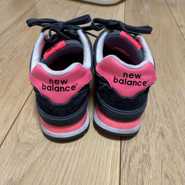 New Balance(ニューバランス)のニューバランス　ネイビーピンク　23.5センチ　そこそこ綺麗☆  レディース レディースの靴/シューズ(スニーカー)の商品写真