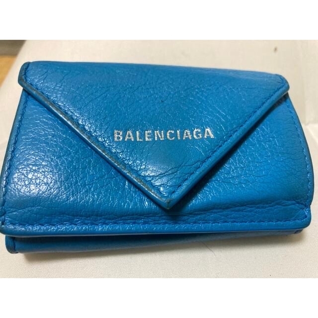 Balenciaga(バレンシアガ)のミニ財布❣️バレンシアガ　ペーパー　三つ折りミニウォレット レディースのファッション小物(財布)の商品写真