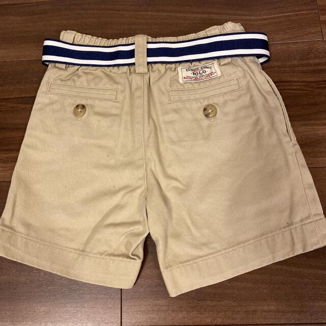 POLO RALPH LAUREN(ポロラルフローレン)のラルフローレン　ベルト付きハーフパンツ　80サイズ キッズ/ベビー/マタニティのベビー服(~85cm)(パンツ)の商品写真