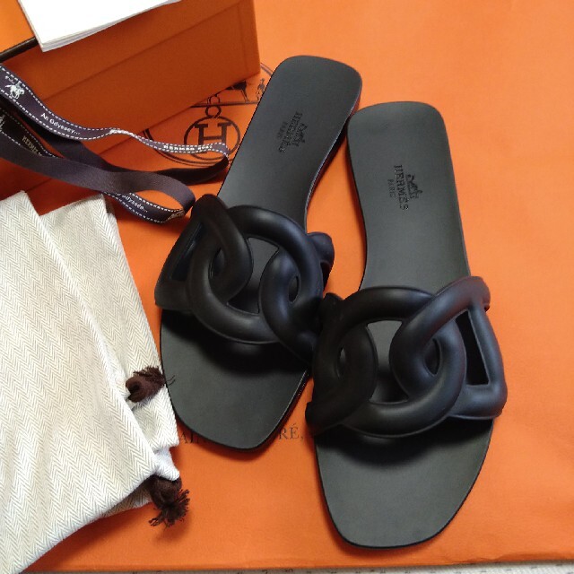 想像を超えての エルメス - Hermes アロハサンダル 38 サンダル - www
