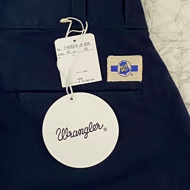 Wrangler(ラングラー)のWranglerラングラー　MATCHEDトラウザーパンツ　レディース　ネイビー レディースのパンツ(ワークパンツ/カーゴパンツ)の商品写真