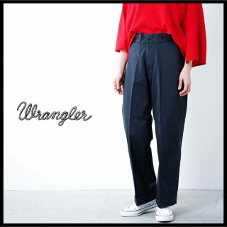 ラングラー(Wrangler)のWranglerラングラー　MATCHEDトラウザーパンツ　レディース　ネイビー(ワークパンツ/カーゴパンツ)