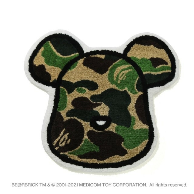 A BATHING APE ABC CAMO BE@R RUG MAT