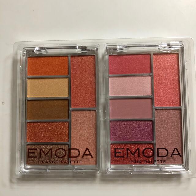 EMODA(エモダ)の付録 EMODA × JELLY オレンジ＆ピンク 7色パレットセット コスメ/美容のキット/セット(コフレ/メイクアップセット)の商品写真