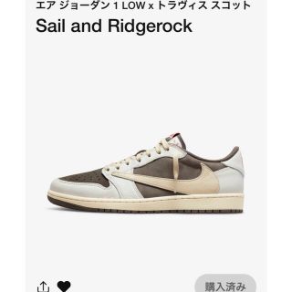 ナイキ(NIKE)のTRAVIS SCOTT NIKE AIR JORDAN 1 LOW(スニーカー)