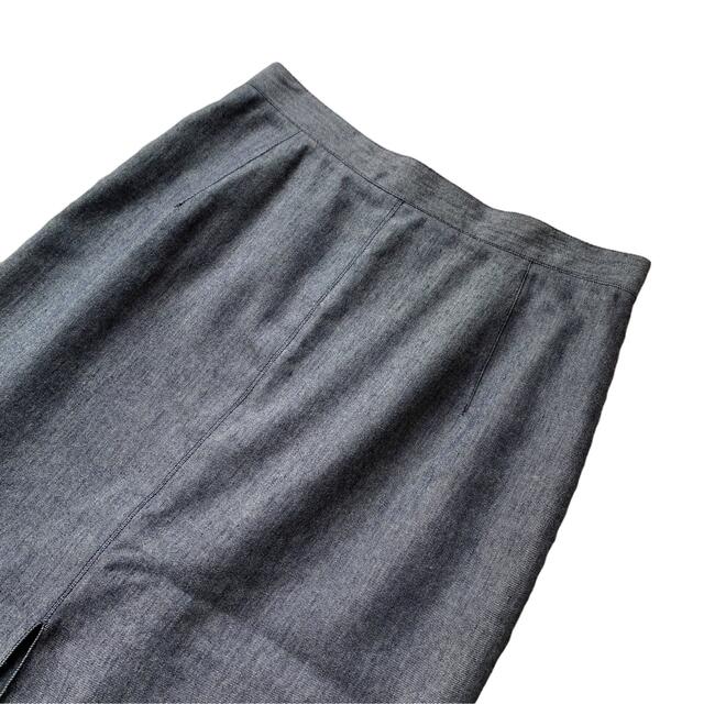 NARACAMICIE(ナラカミーチェ)のナラカミーチェ 麻 リネンブレンド タイトスカート デニム風 日本製 サイズ1 レディースのスカート(ひざ丈スカート)の商品写真