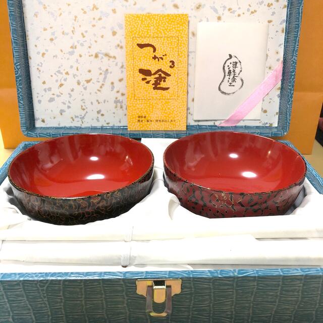 エンタメ/ホビー????新品未使用????むらた工芸????津軽塗????夫婦椀＆箸set????