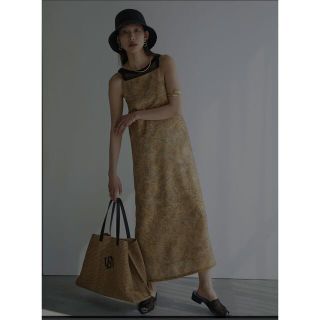 アメリヴィンテージ(Ameri VINTAGE)のMILA LINEN LIKE CAMISOLE DRESS(ロングワンピース/マキシワンピース)