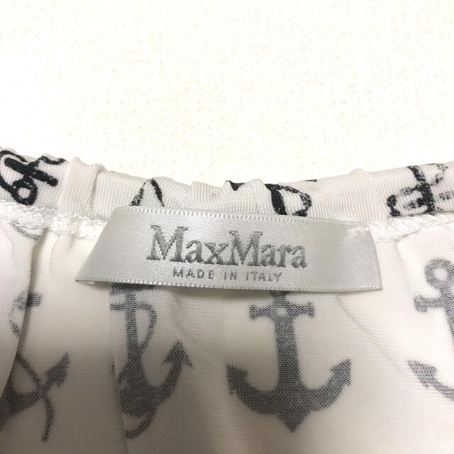 Max Mara(マックスマーラ)のマックスマーラ　カットソー　イカリ柄　半袖 レディースのトップス(カットソー(半袖/袖なし))の商品写真