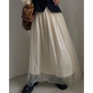 【新品】PEPLUM LINE CHIFFON SKIRT SET DRESS