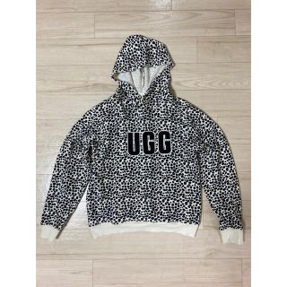 UGG ファーロゴパーカー　ホワイト　XSサイズ