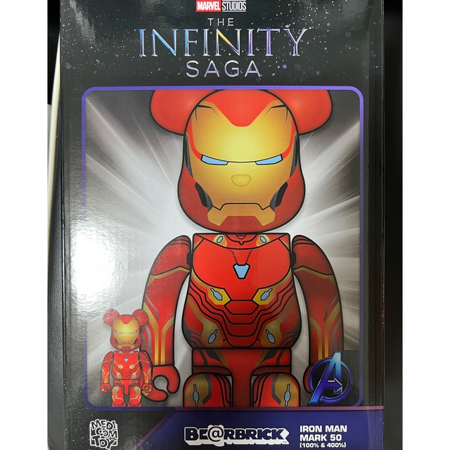 BE@RBRICK IRON MAN MARK 50 100％ & 400％