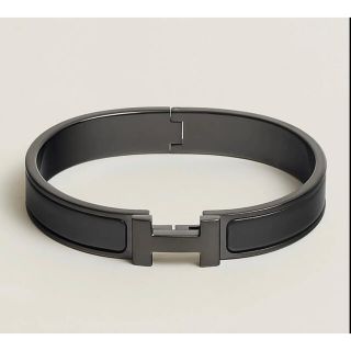 エルメス(Hermes)の新品未使用　HERMES エルメス　ブレスレット 《クリックHH》ソーブラック(ブレスレット)