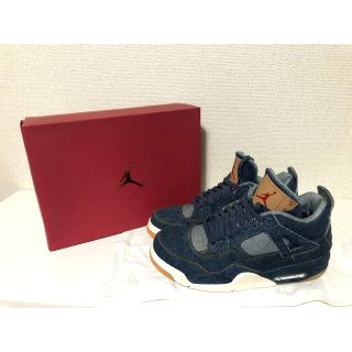 リーバイス(Levi's)のNIKE × LEVI’S AIR JORDAN 4 (タグ：LEVIS®)(スニーカー)