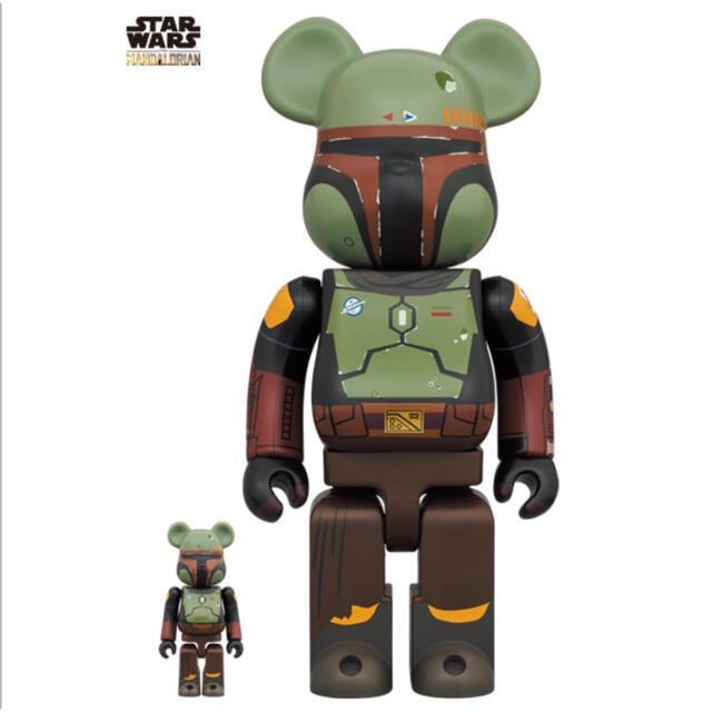 BE@RBRICK BOBA FETT 100％ & 400％