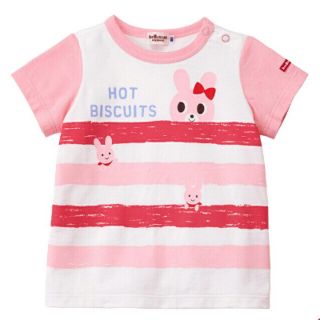 ホットビスケッツ(HOT BISCUITS)の【新品】ホットビスケッツ(ミキハウス) 半袖Tシャツ　トップスカットソー90cm(Tシャツ/カットソー)