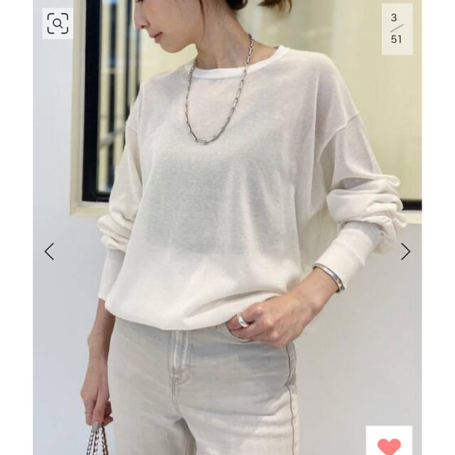 新品タグ付き アパルトモン C N Sheer KNIT