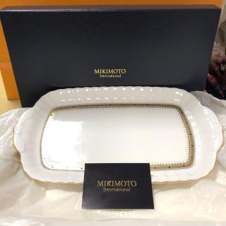 ミキモト(MIKIMOTO)の💕新品未使用💕MIKIMOTO💕サンドイッチ皿プレート角皿💕(食器)