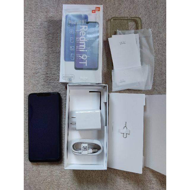 Xiaomi Redmi 9T 64GB (SIMフリー) カーボングレイ Xiaomi Redmi 9T 64GB 箱