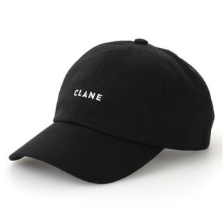 クラネ(CLANE)の【CLANE】 LOGO CAP クラネ ロゴ キャップ 黒 ユニセックス(キャップ)