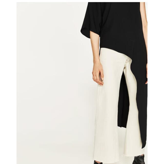 ZARA 新品 アシンメトリー ワンショルダー ロング トップス 6